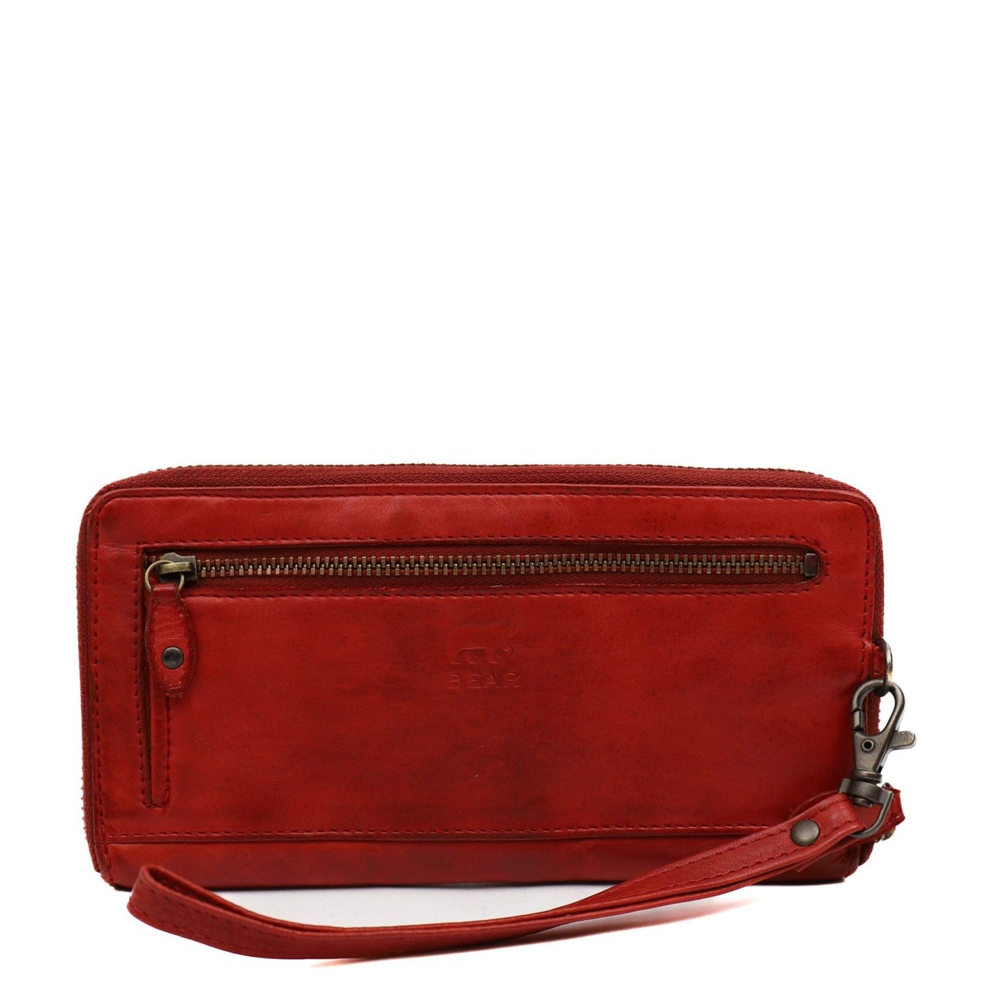 Bear Design Cow Lavato Wallet CL15882 red