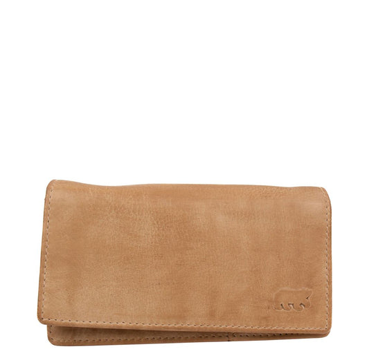 Bear Design Cow Lavato Dames Portemonnee beige