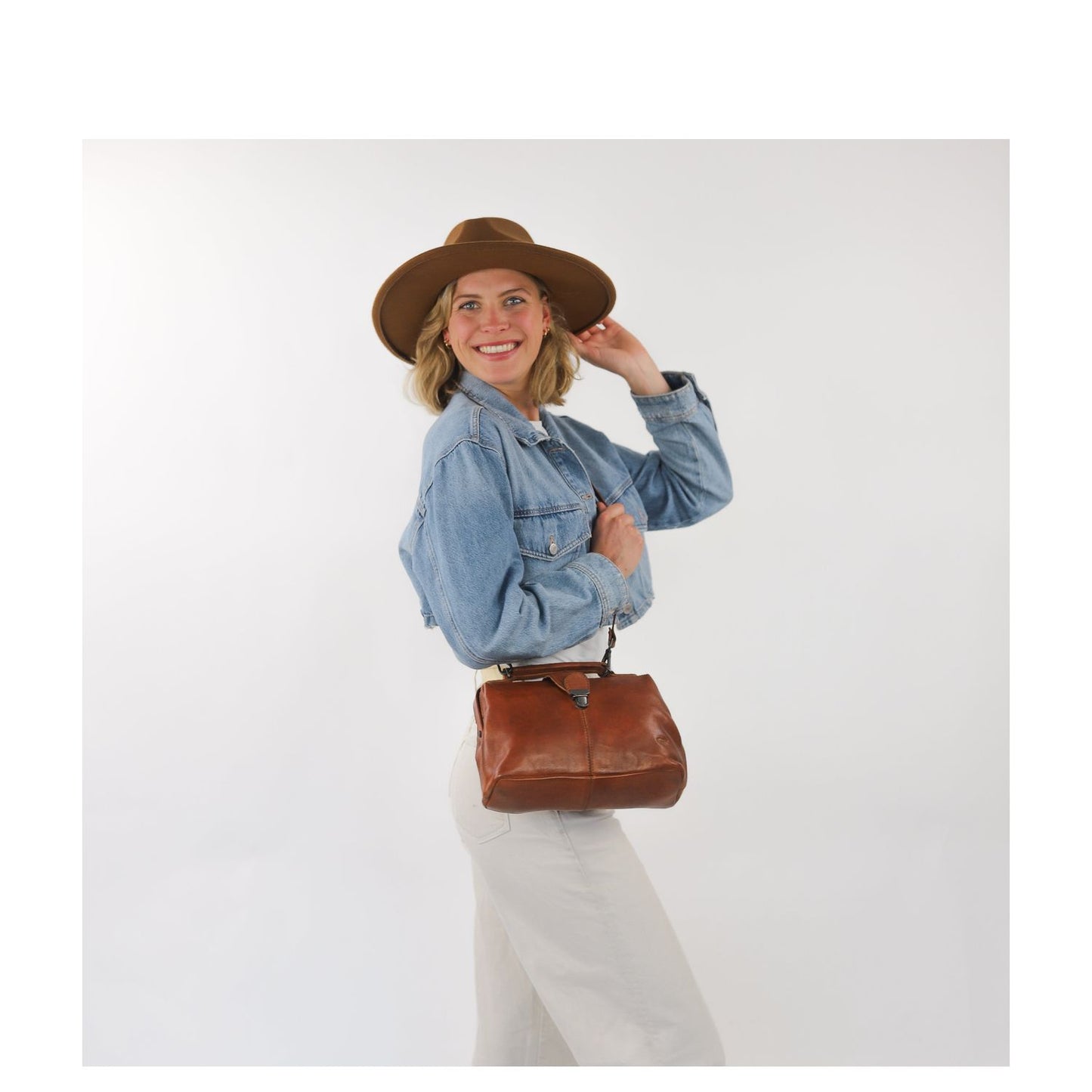 Bear Design Julia Doctorsbag cognac