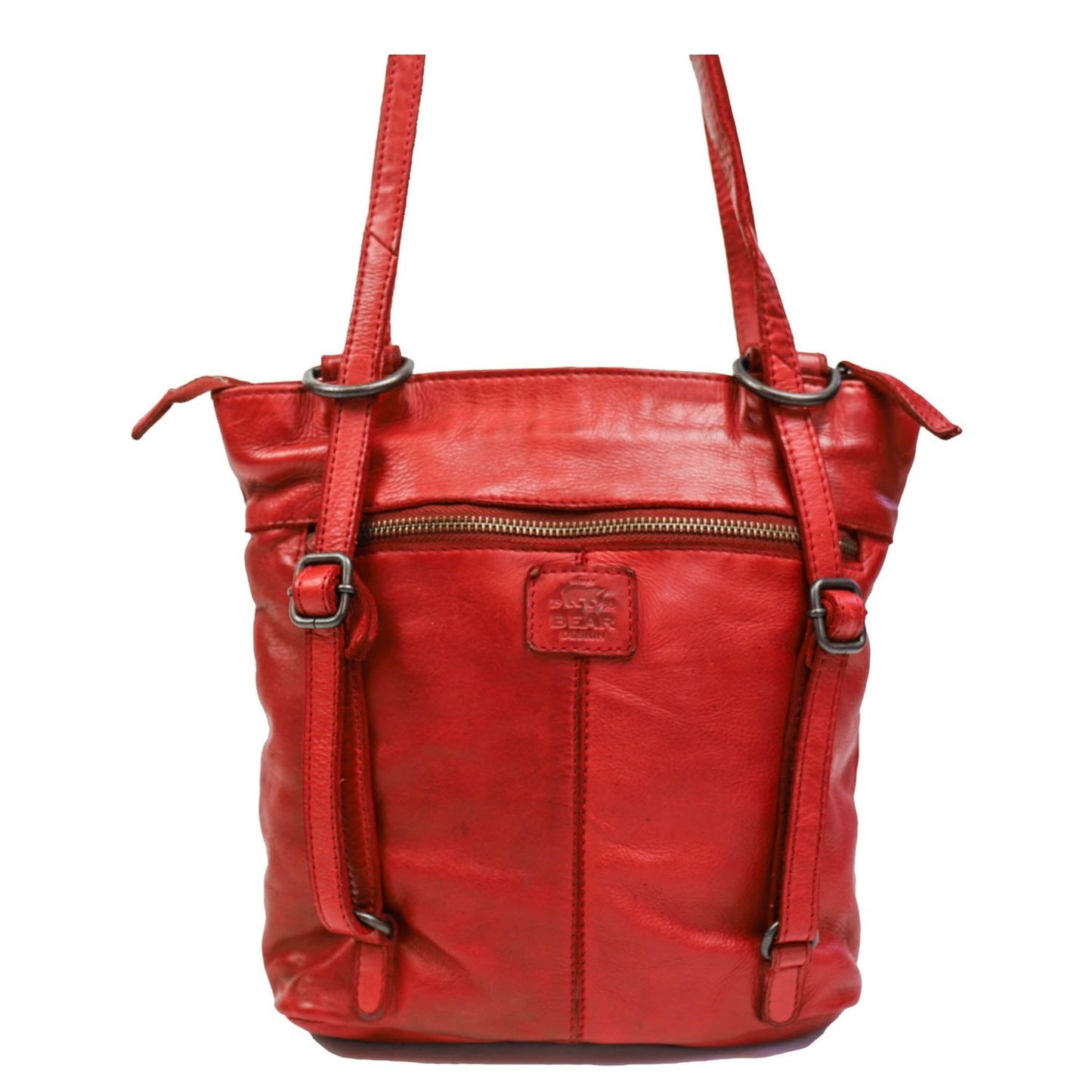 Bear Design Cow Lavato Shoulderbag red
