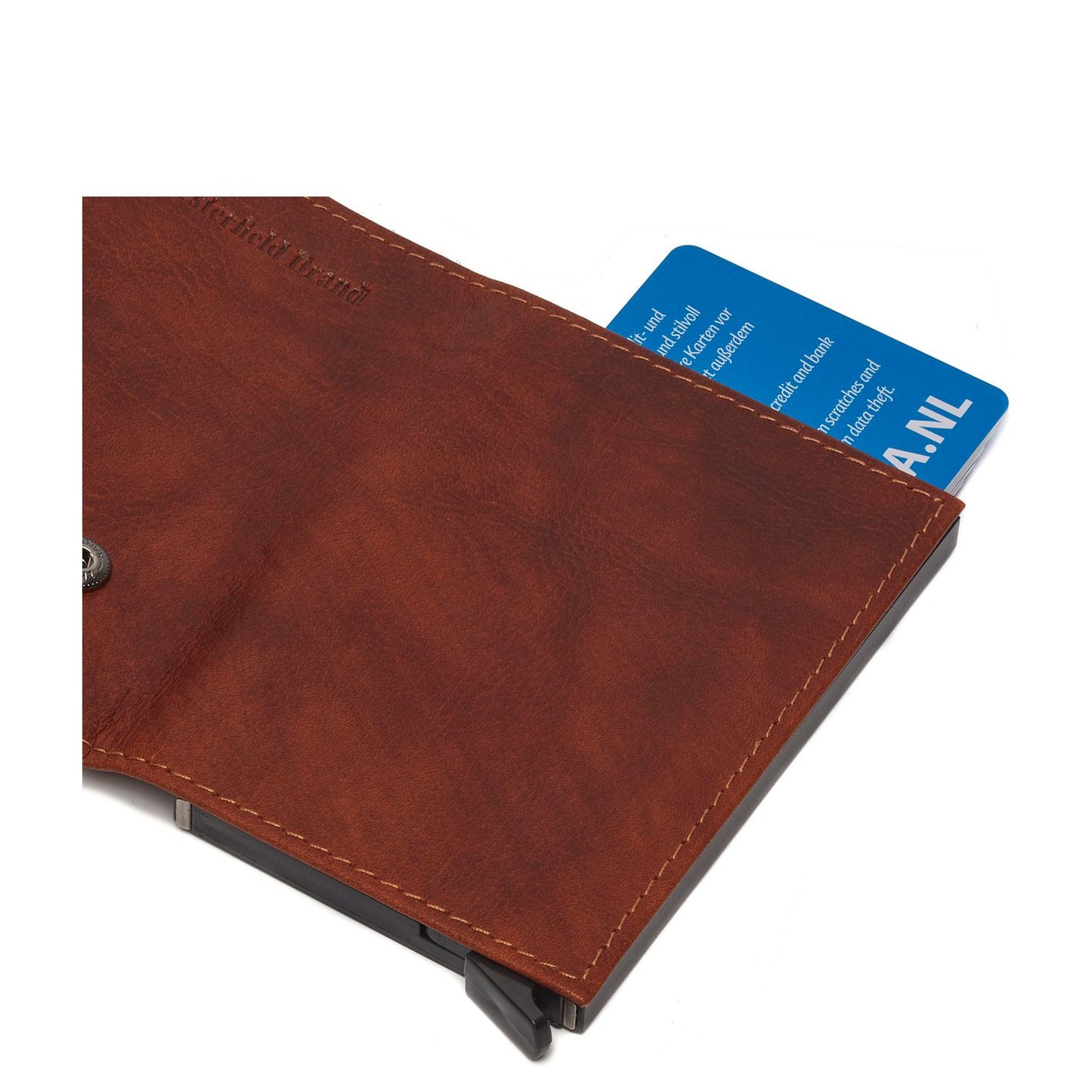 The Chesterfield Brand Mannheim RFID Wallet cognac