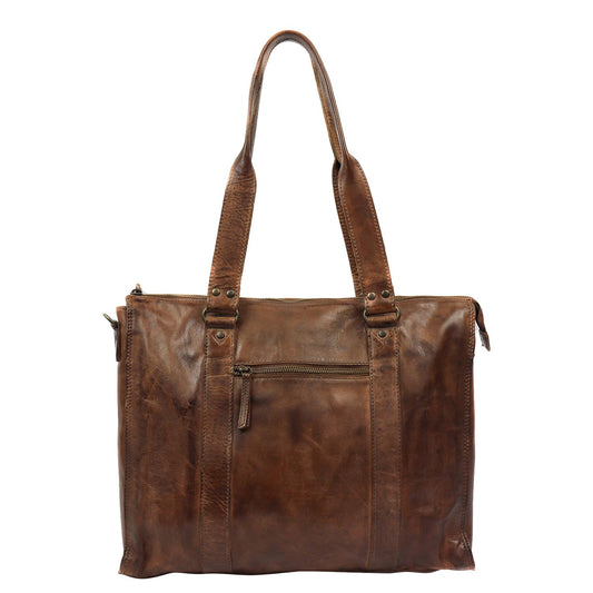 Bear Design Cow Lavato Mea Laptopbag 15" brown