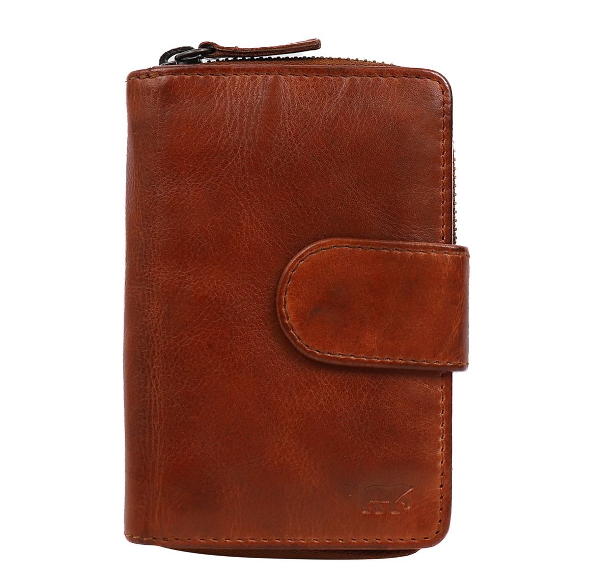 Bear Design Cow Lavato Wallet CL13550 cognac