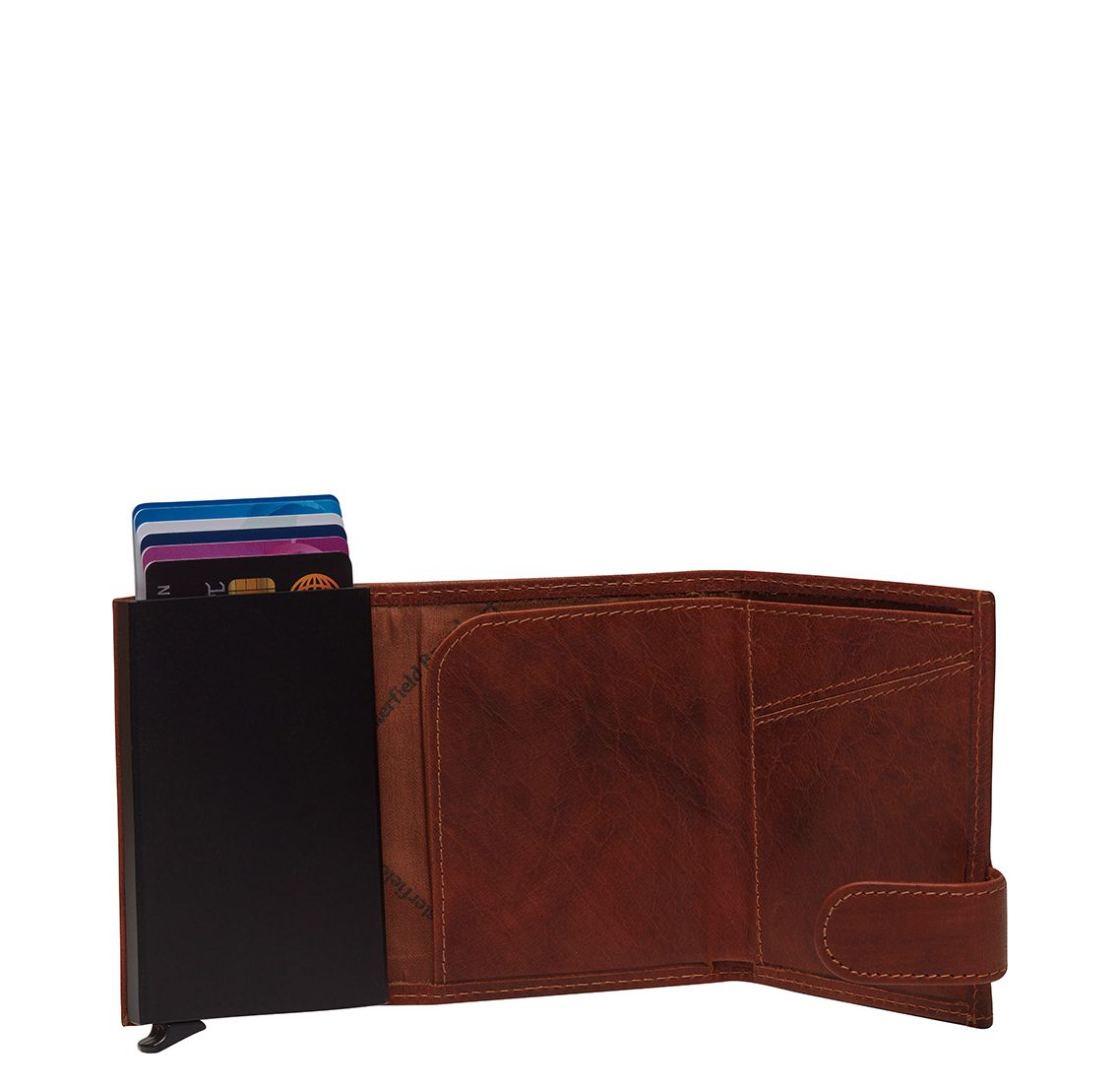 The Chesterfield Brand Mannheim RFID Wallet cognac