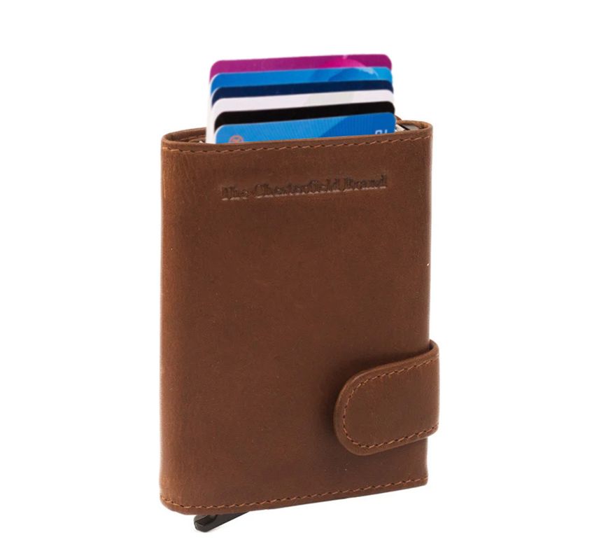 The Chesterfield Brand Leicester RFID Wallet cognac