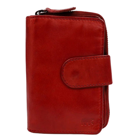 Bear Design Cow Lavato Ladies Wallet CL13550 red