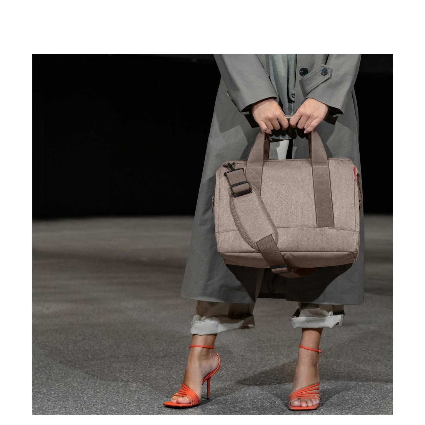 Reisenthel Travelling Allrounder M herringbone mokka