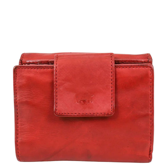 Bear Design Cow Lavato Jill Wallet CL16211 red