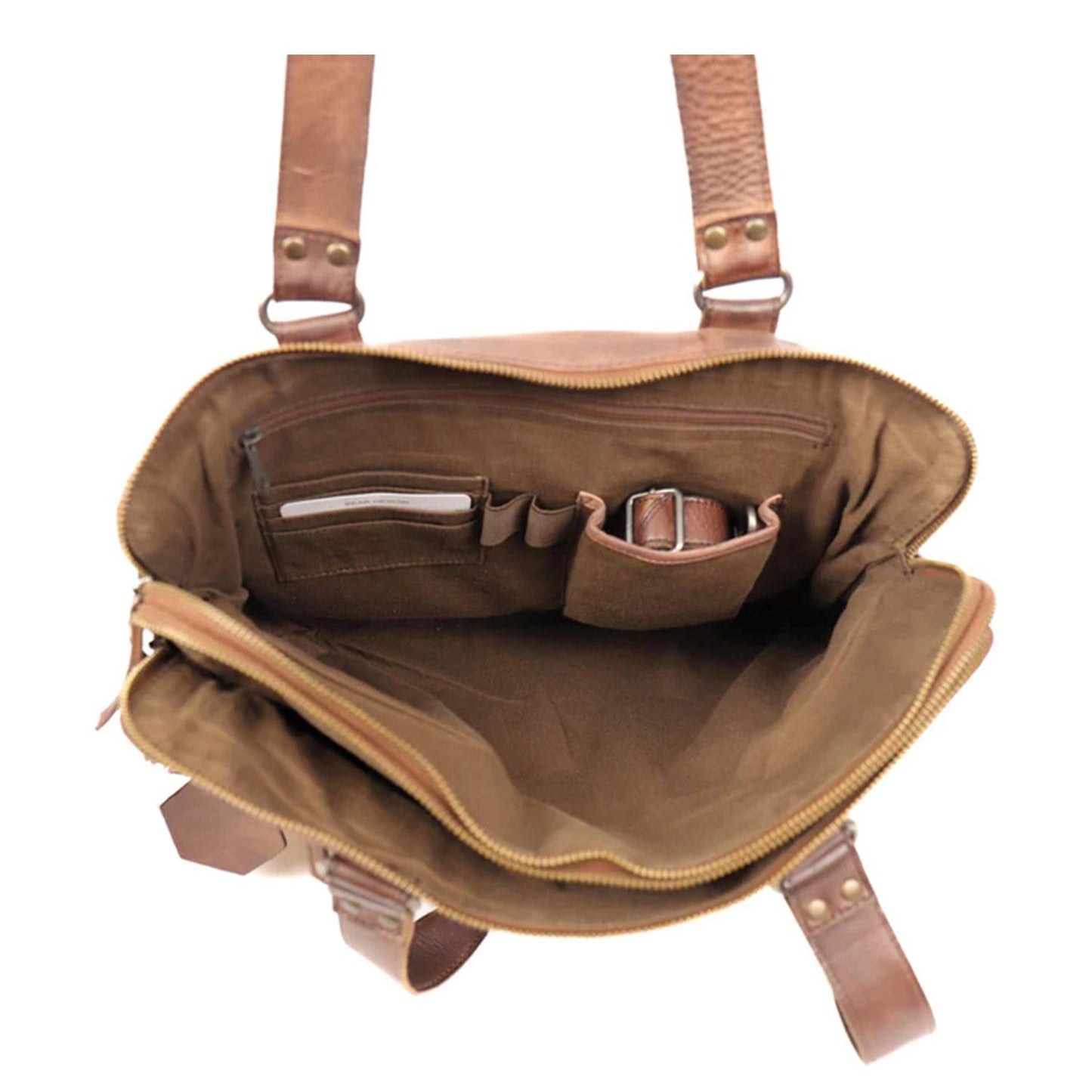 Bear Design Cow Lavato Lia Laptopbag 11" brown