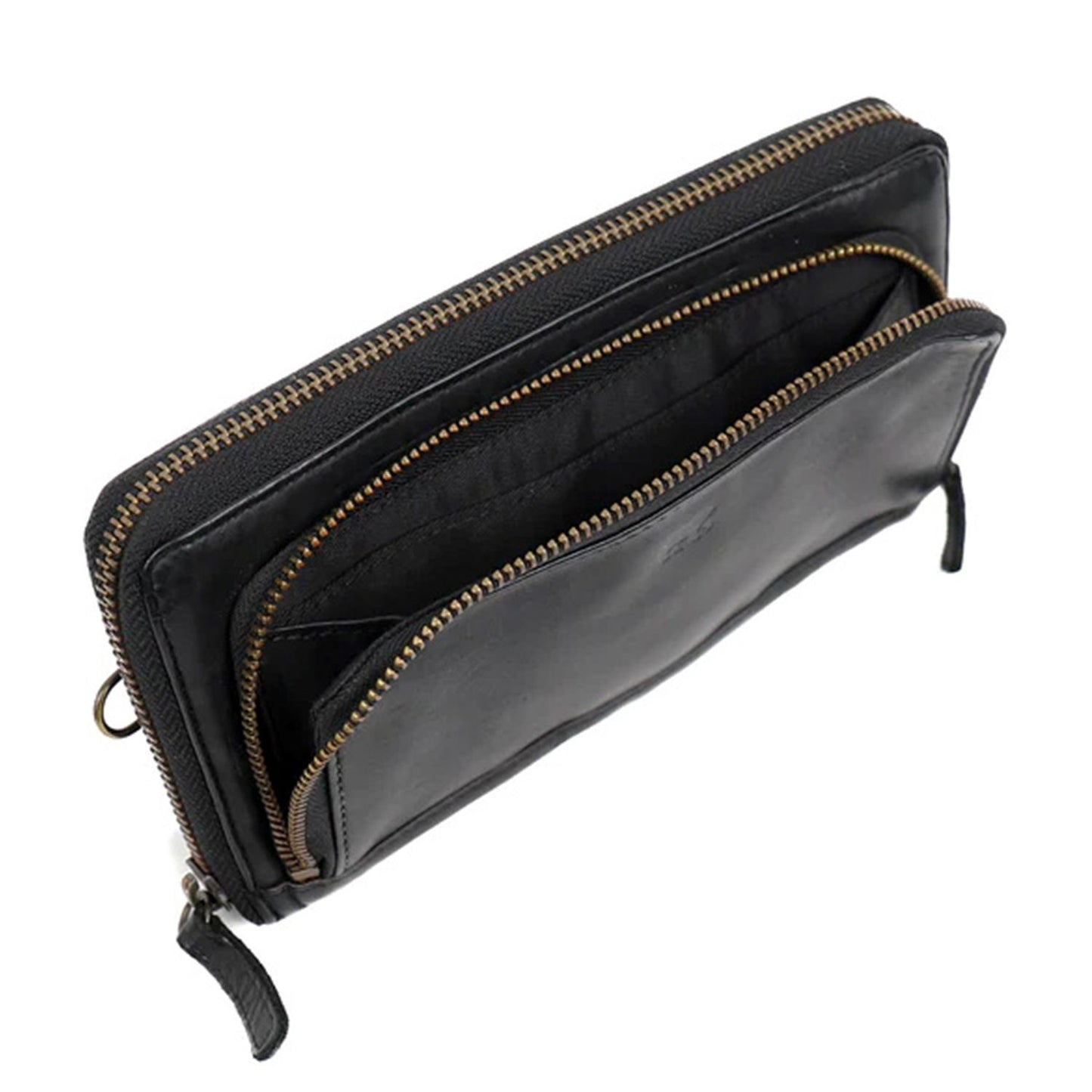 Bear Design Cow Lavato Demi Wallet black