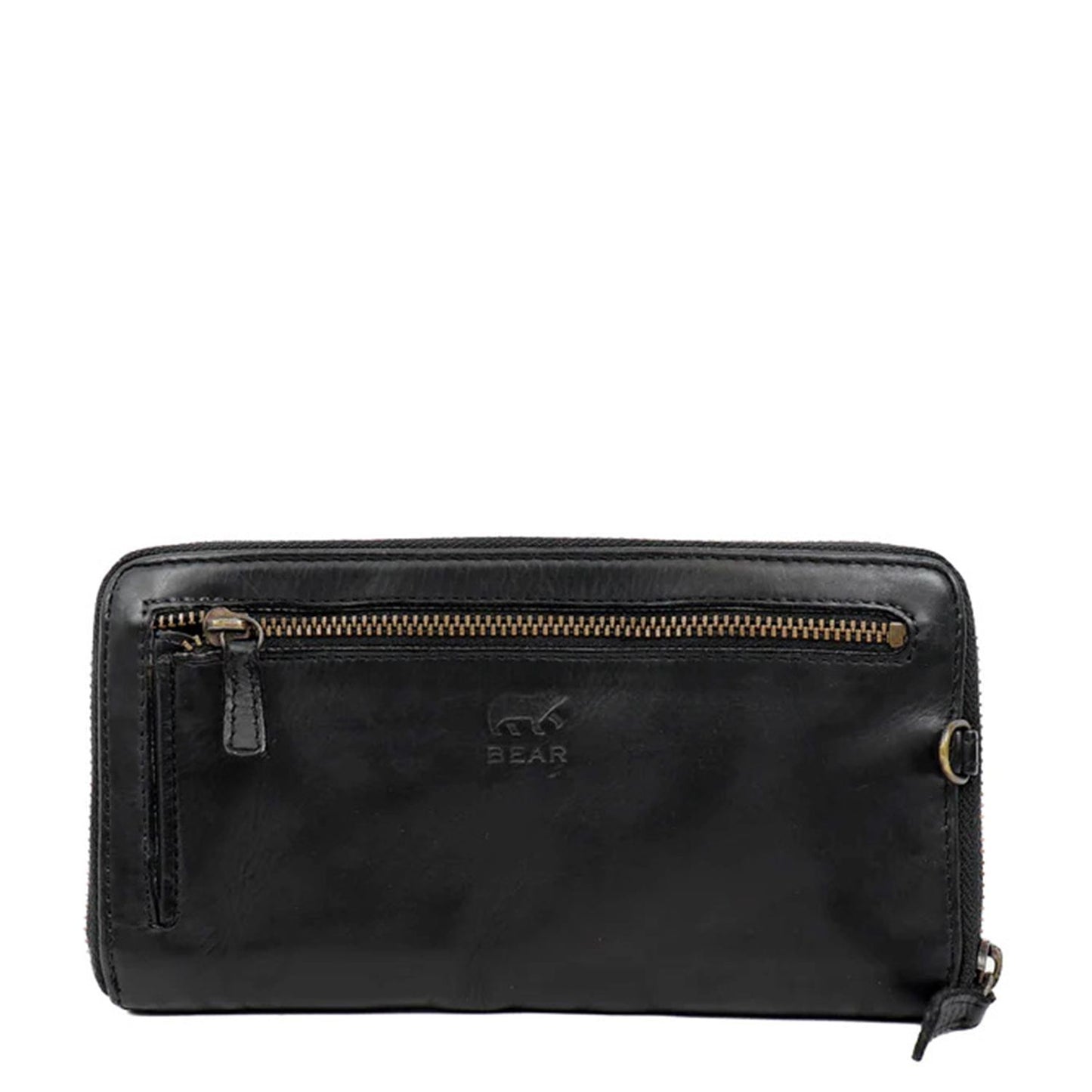 Bear Design Cow Lavato Demi Wallet black