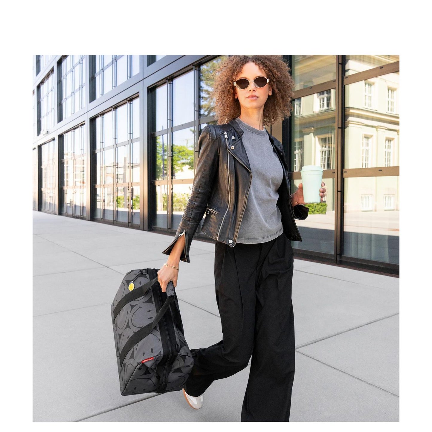 Reisenthel Travelling Allrounder L smiley grey