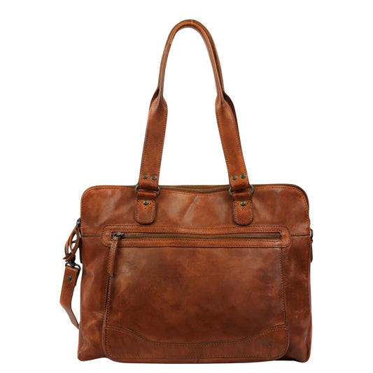 Bear Design Cow Lavato Mea Laptopbag 15" cognac