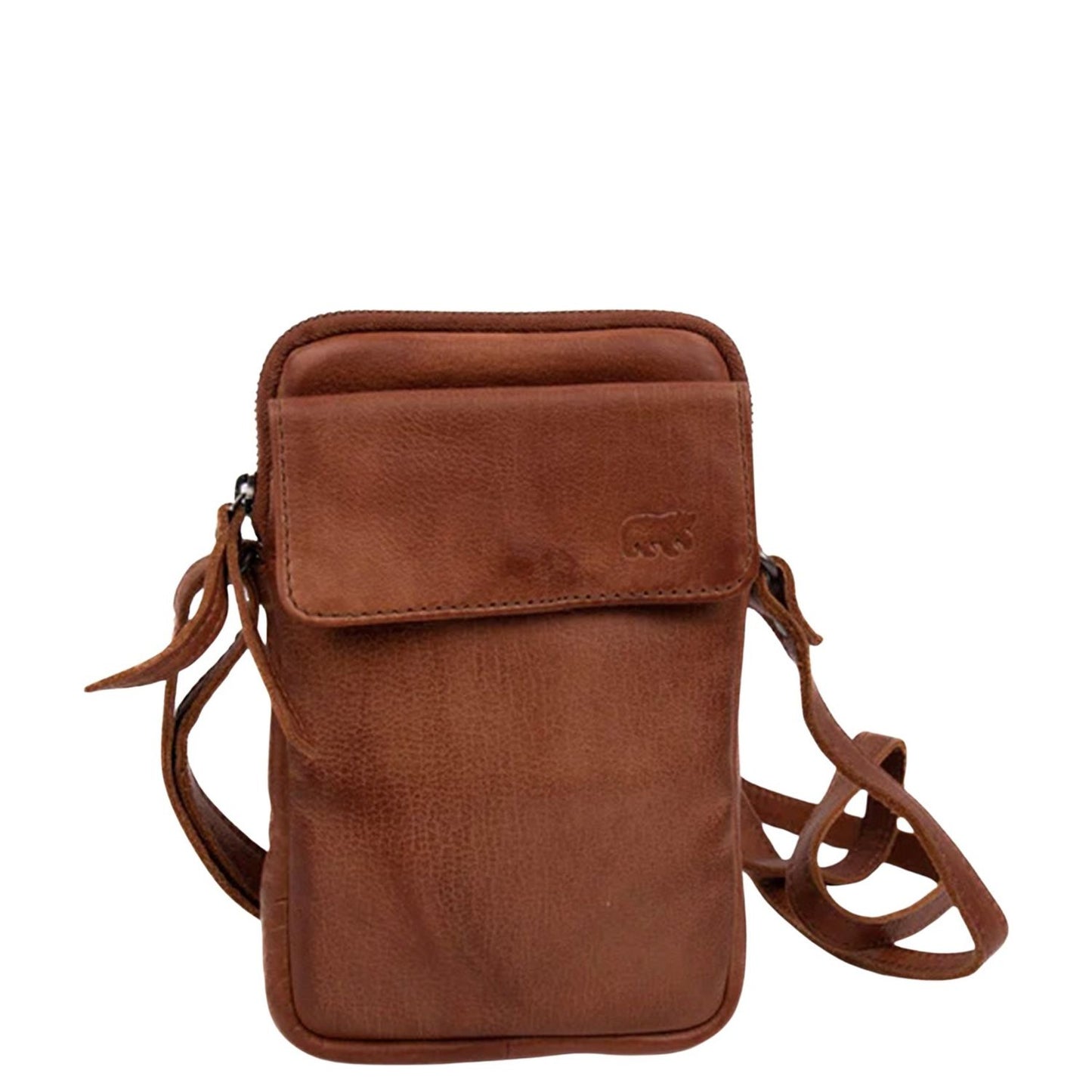 Bear Design Igor Phonebag cognac