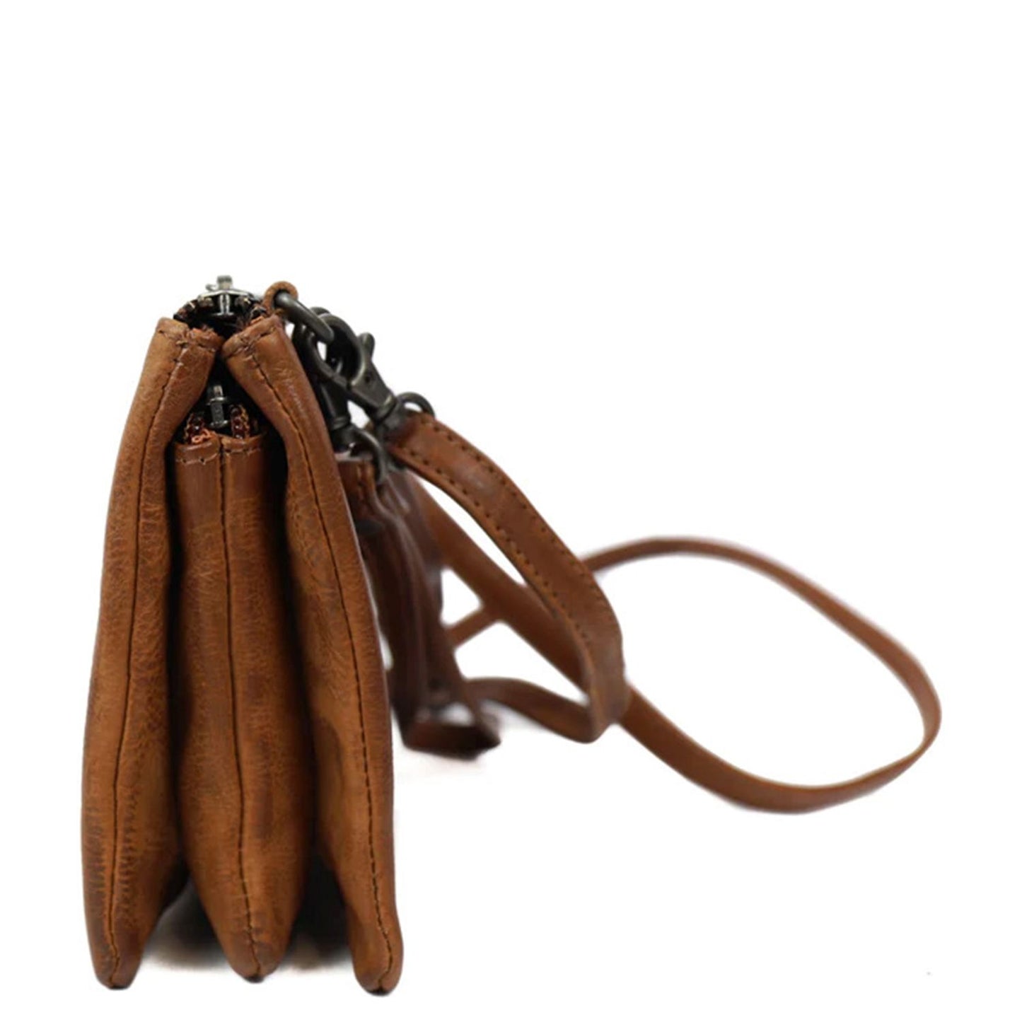 Bear Design Callisto Pelle Clutch cognac