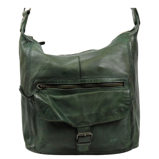 Bear Design Cow Lavato Anna Shoulderbag olive green