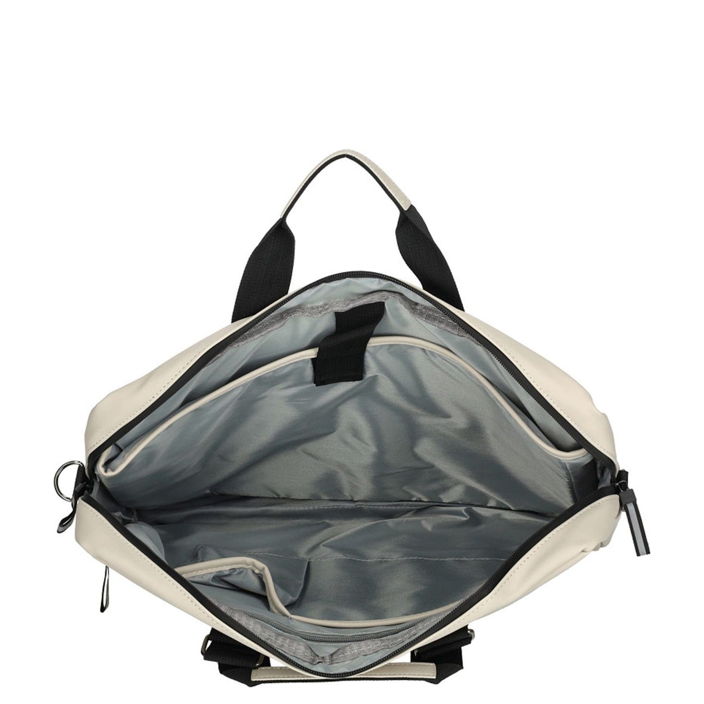 Enrico Benetti Bergen PU Laptop Shoulderbag 17" light taupe