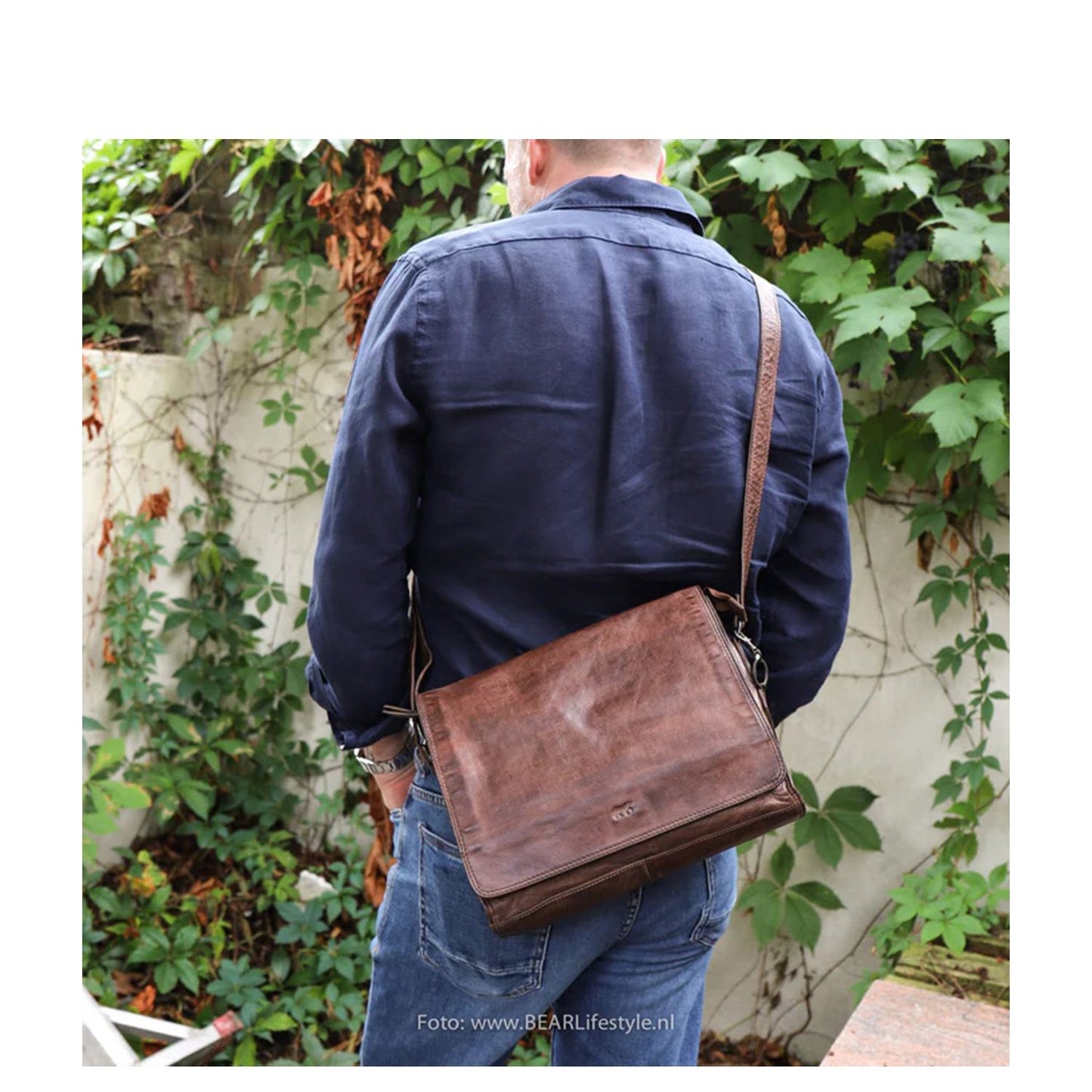 Bear Design Cow Lavato Hanna Shoulderbag brown