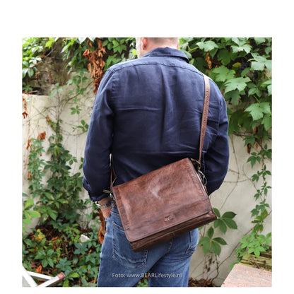 Bear Design Cow Lavato Hanna Shoulderbag brown