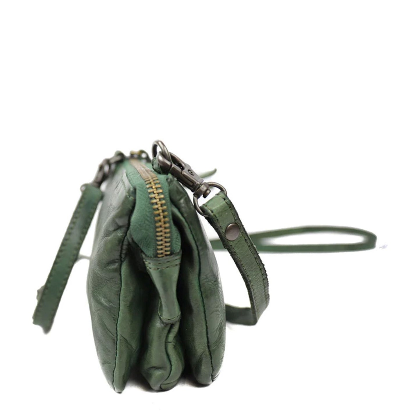 Bear Design Cow Lavato Uma Crossbody olive green