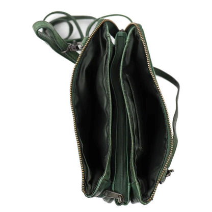 Bear Design Cow Lavato Shoulderbag olive green