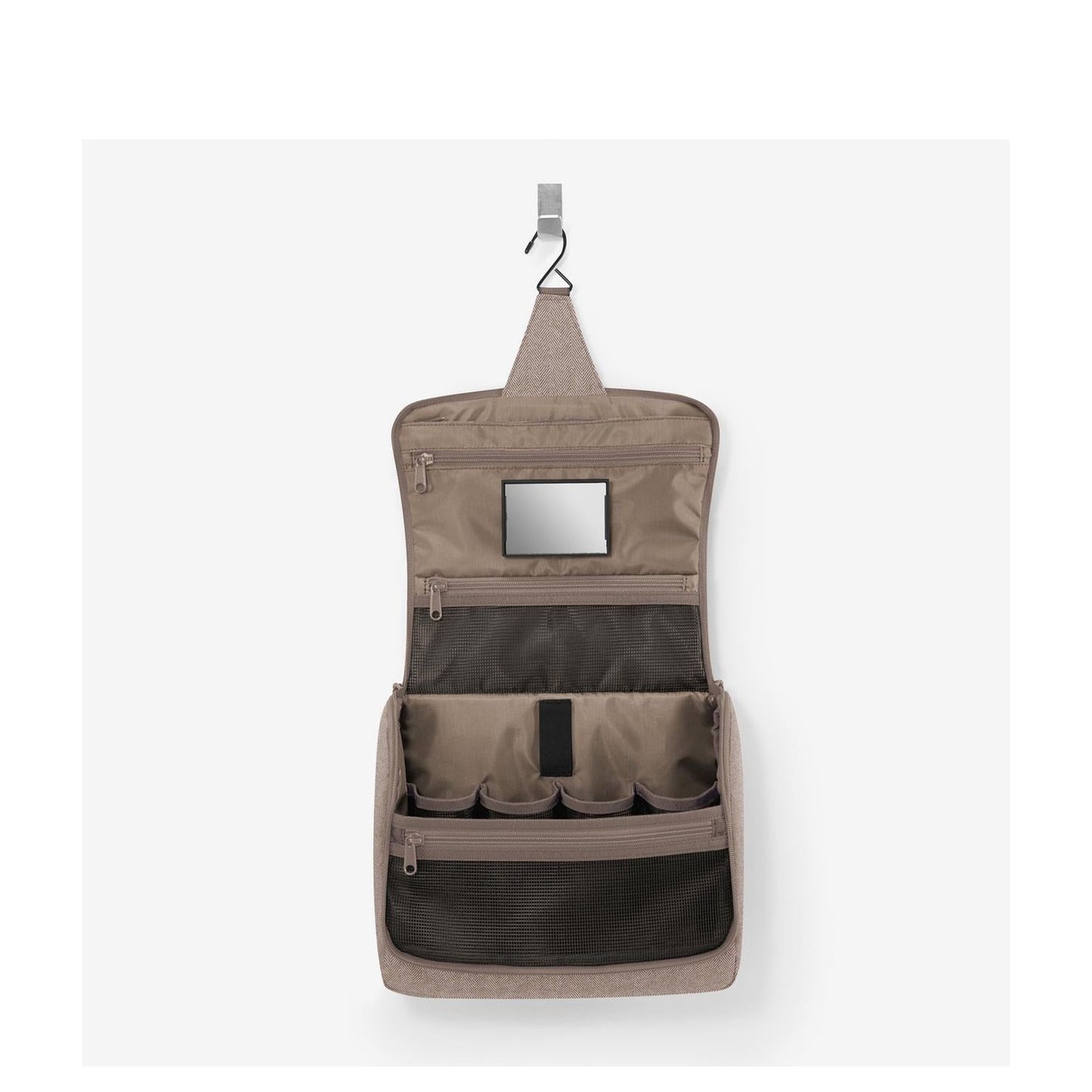 Reisenthel Travelling Toiletbag XL herringbone mokka