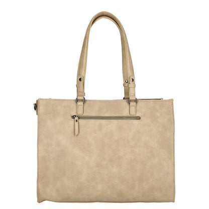 Enrico Benetti Lily Handbag 15" taupe
