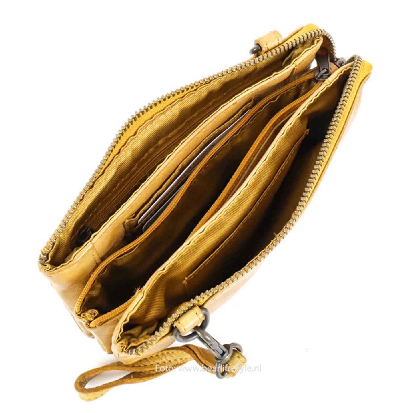 Bear Design Cow Lavato Uma Crossbody yellow