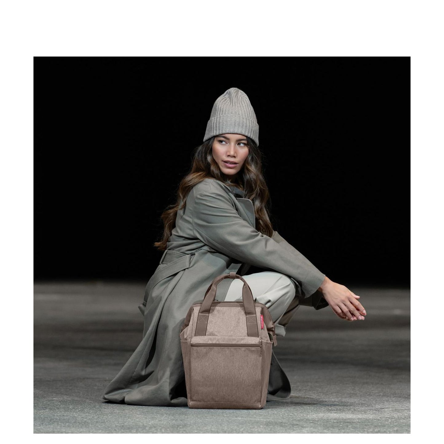 Reisenthel Travelling Allrounder R herringbone mokka