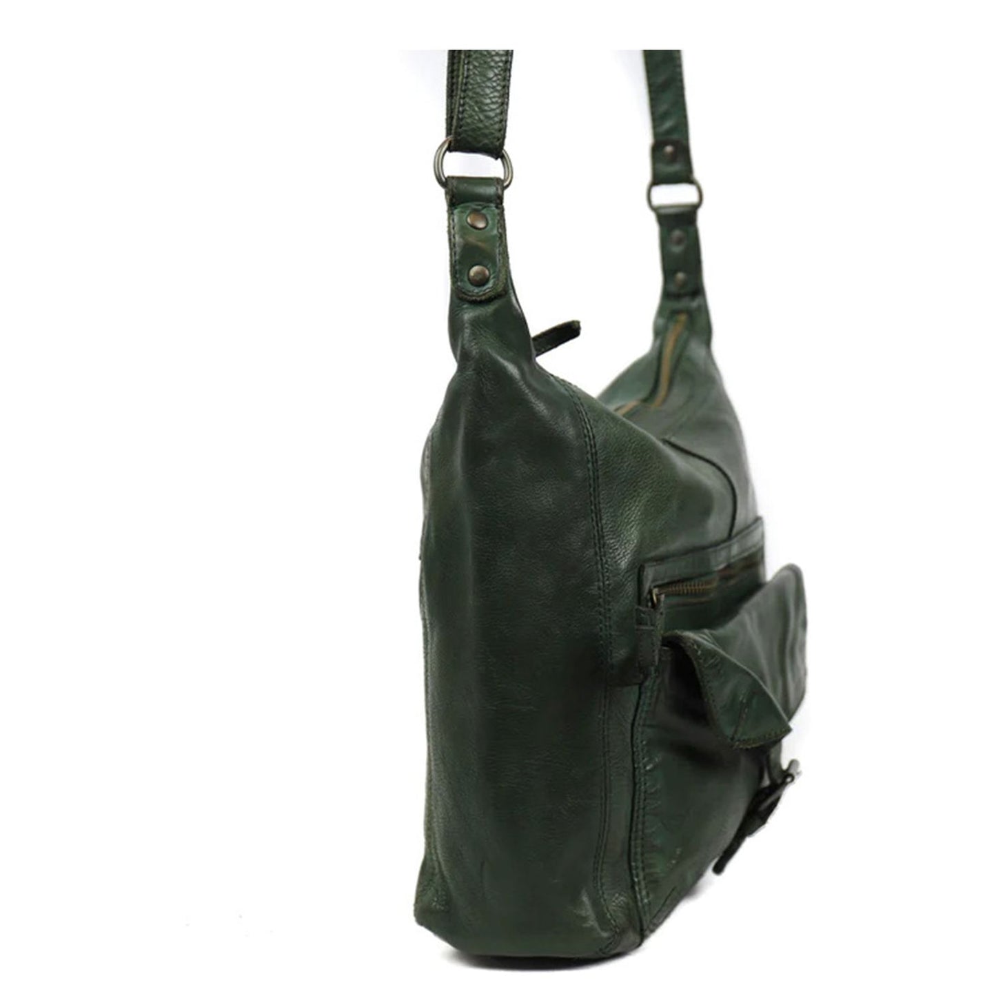 Bear Design Cow Lavato Anna Shoulderbag olive green