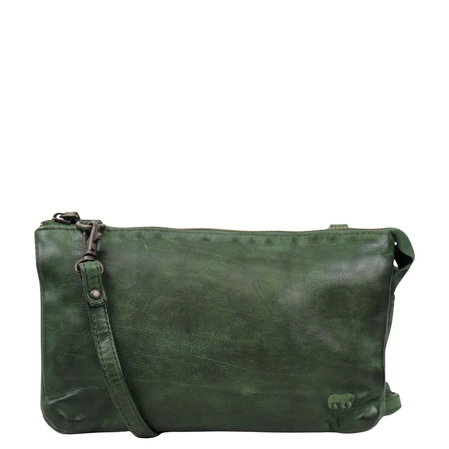 Bear Design Cow Lavato Shoulderbag olive green
