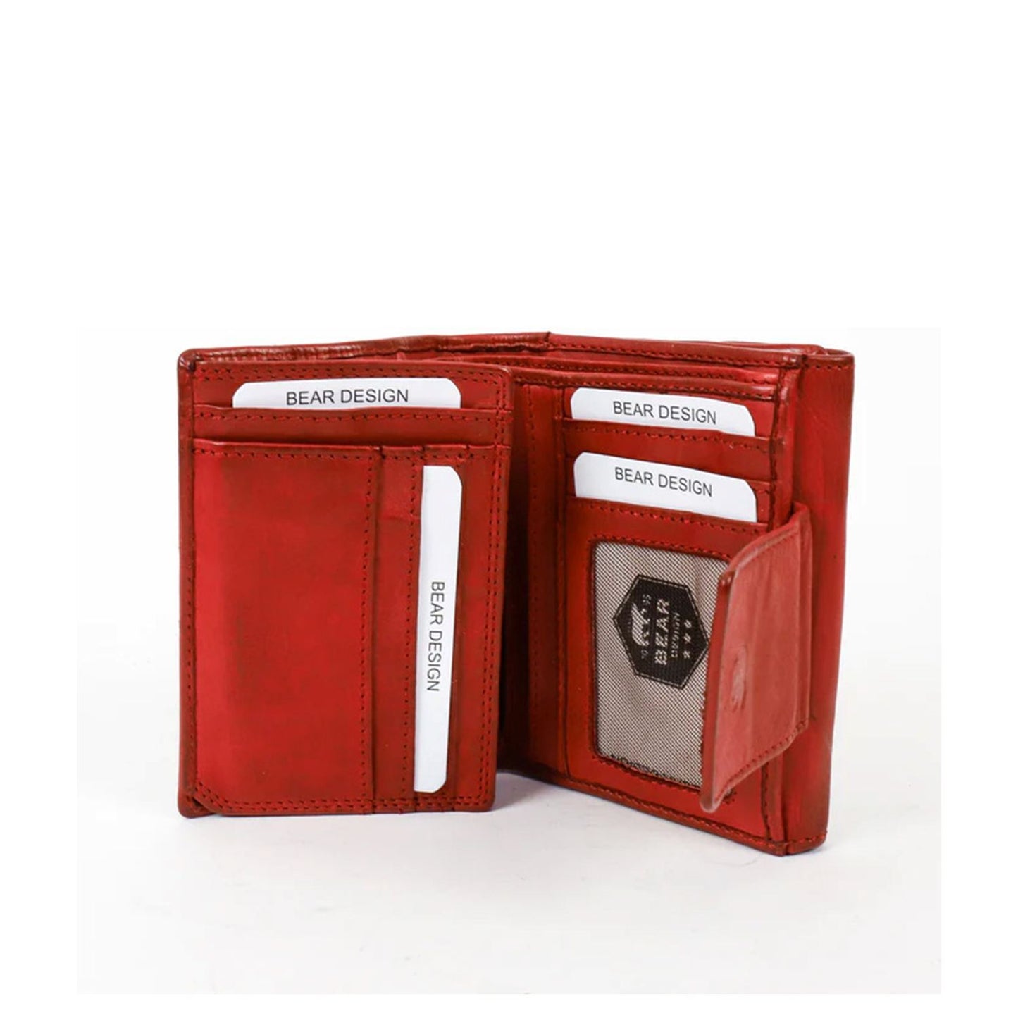 Bear Design Cow Lavato Jill Wallet CL16211 red