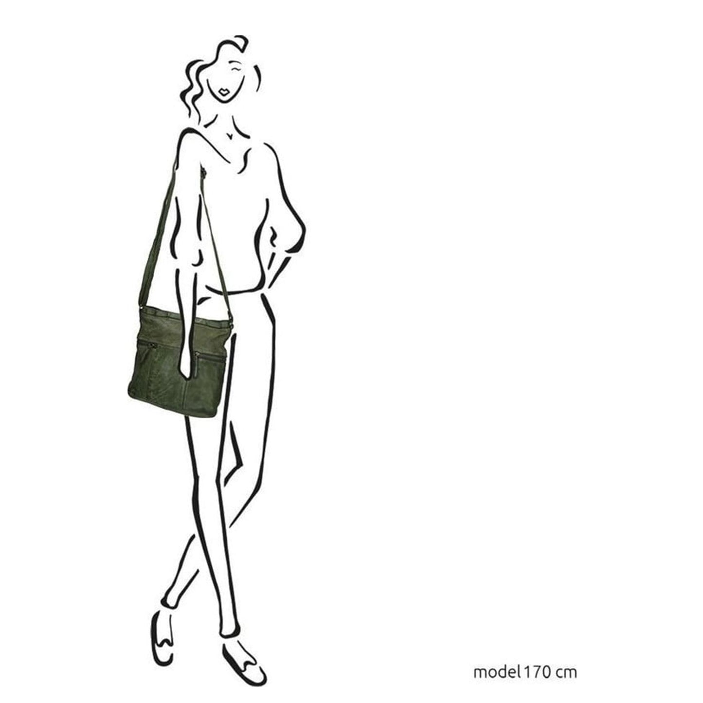 Bear Design Chessi Shoulderbag olive green