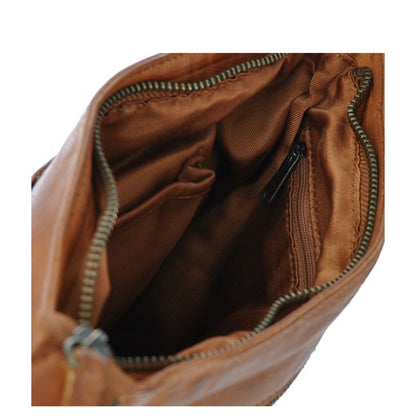 Bear Design Cow Lavato Marion Shoulderbag cognac