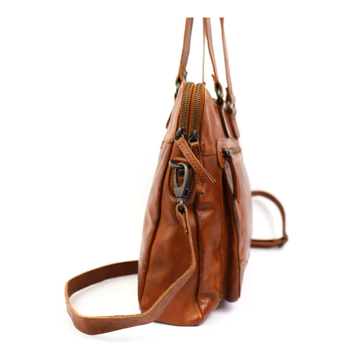 Bear Design Cow Lavato Mea Laptopbag 15" cognac