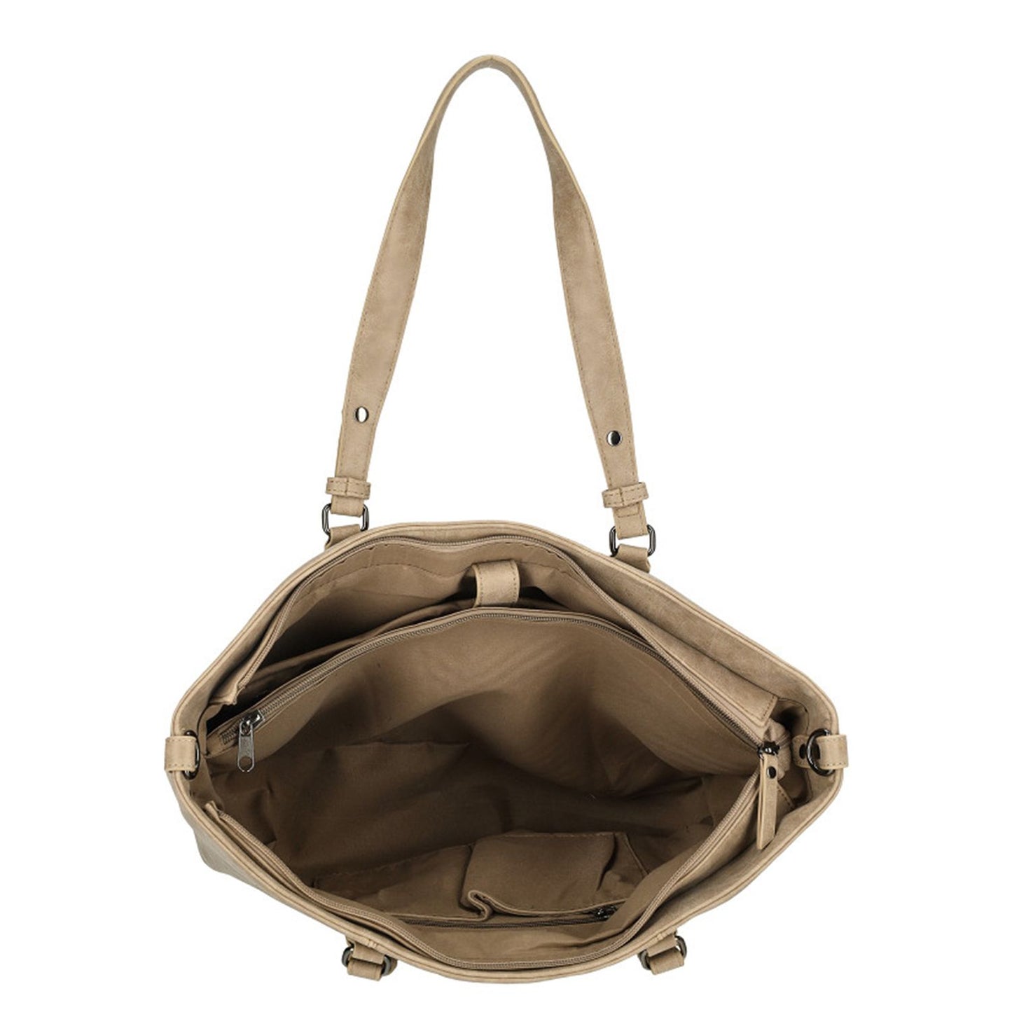 Enrico Benetti Kate 15" Laptop Shoulderbag taupe