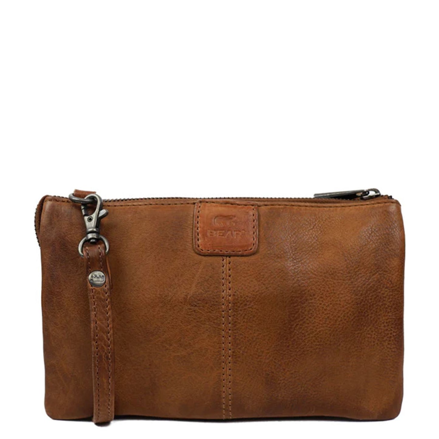 Bear Design Callisto Pelle Clutch cognac
