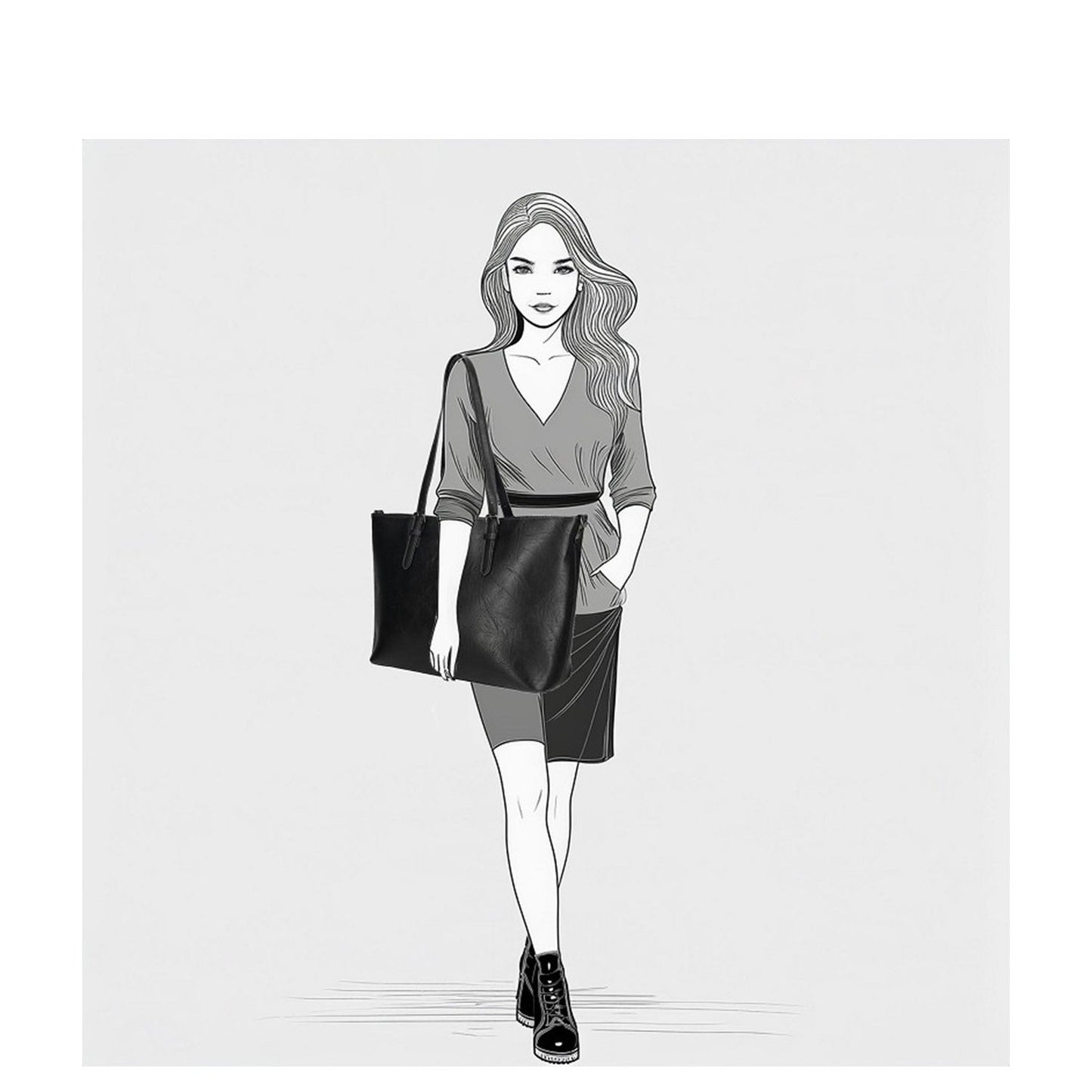 Enrico Benetti Julia Shopper 15" black