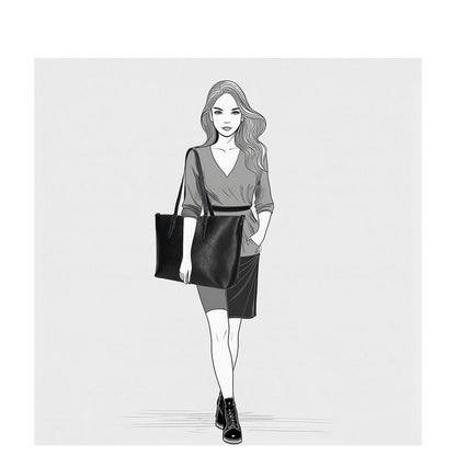 Enrico Benetti Julia Shopper 15" black