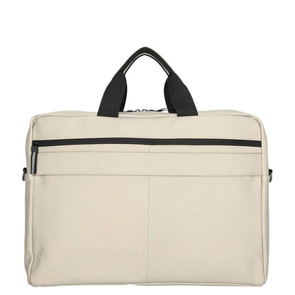 Enrico Benetti Bergen PU Laptop Shoulderbag 17" light taupe