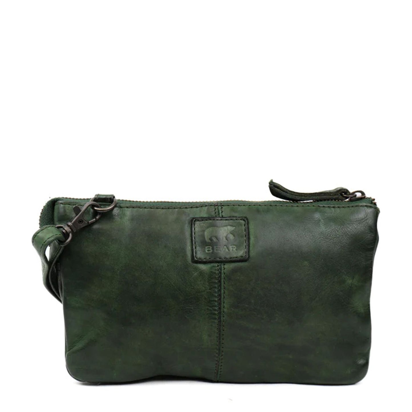 Bear Design Cow Lavato Shoulderbag olive green