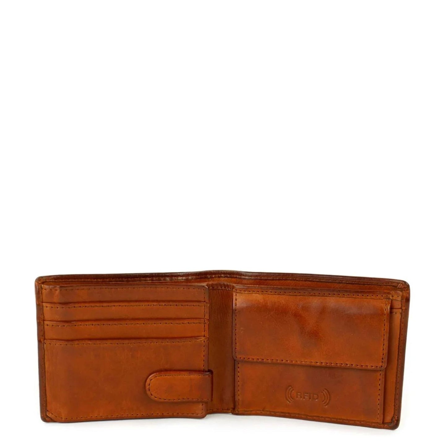 Bear Design Jim Billfold Wallet cognac