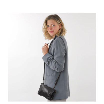 Bear Design Cow Lavato Shoulderbag olive green