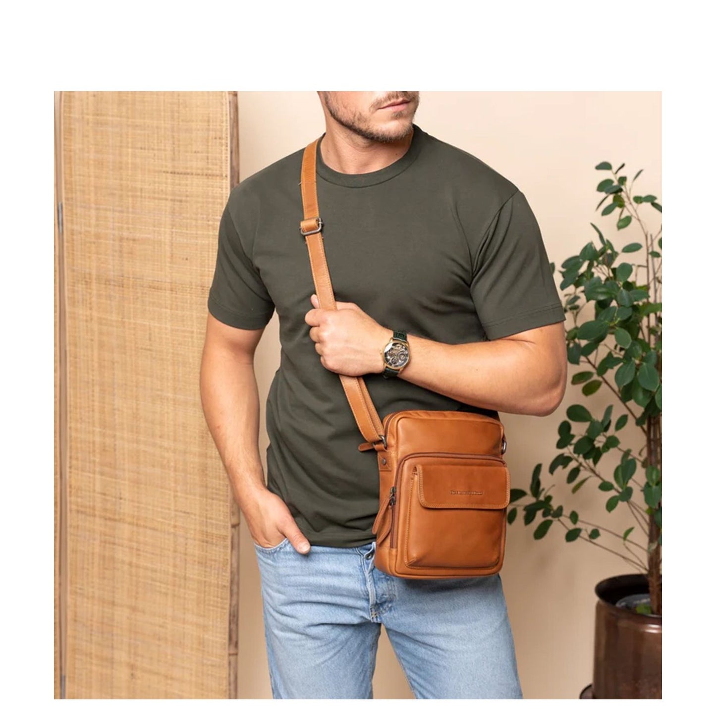 The Chesterfield Brand Montira Shoulderbag cognac