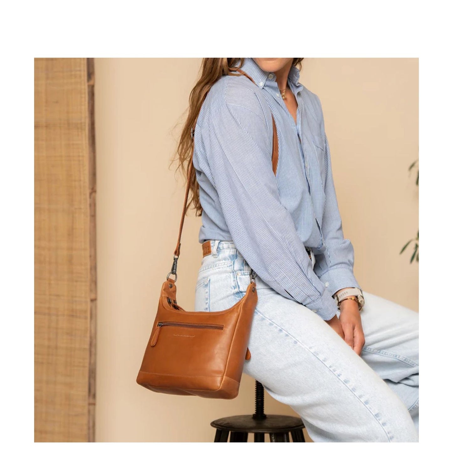 The Chesterfield Brand Mirave Shoulderbag cognac