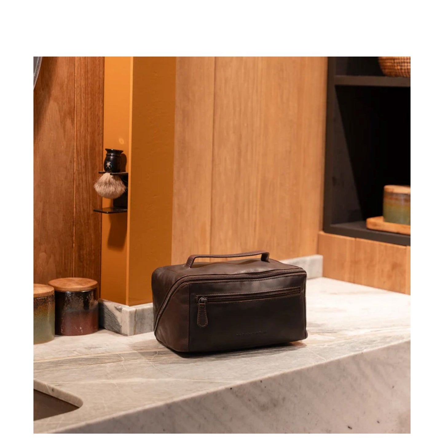 The Chesterfield Brand Elmia Toiletbag brown
