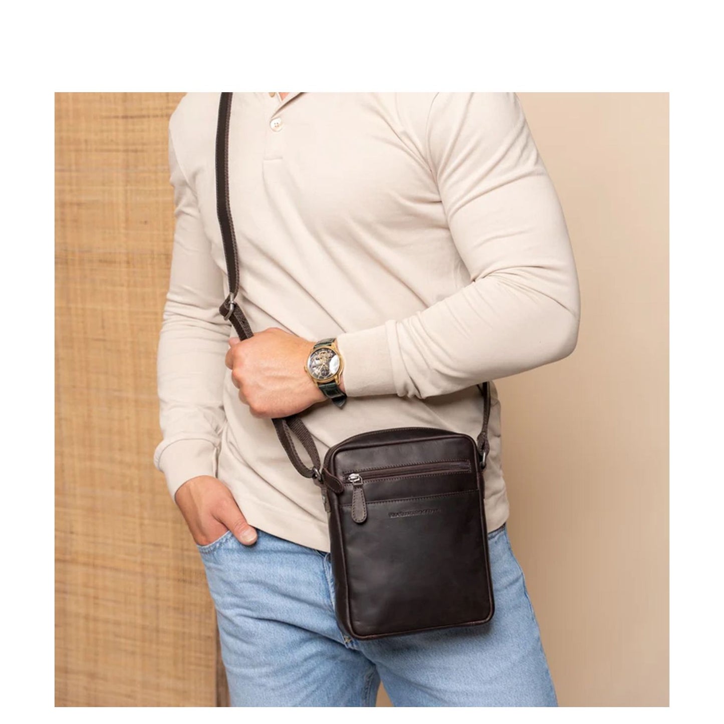The Chesterfield Brand Laveno Shoulderbag brown