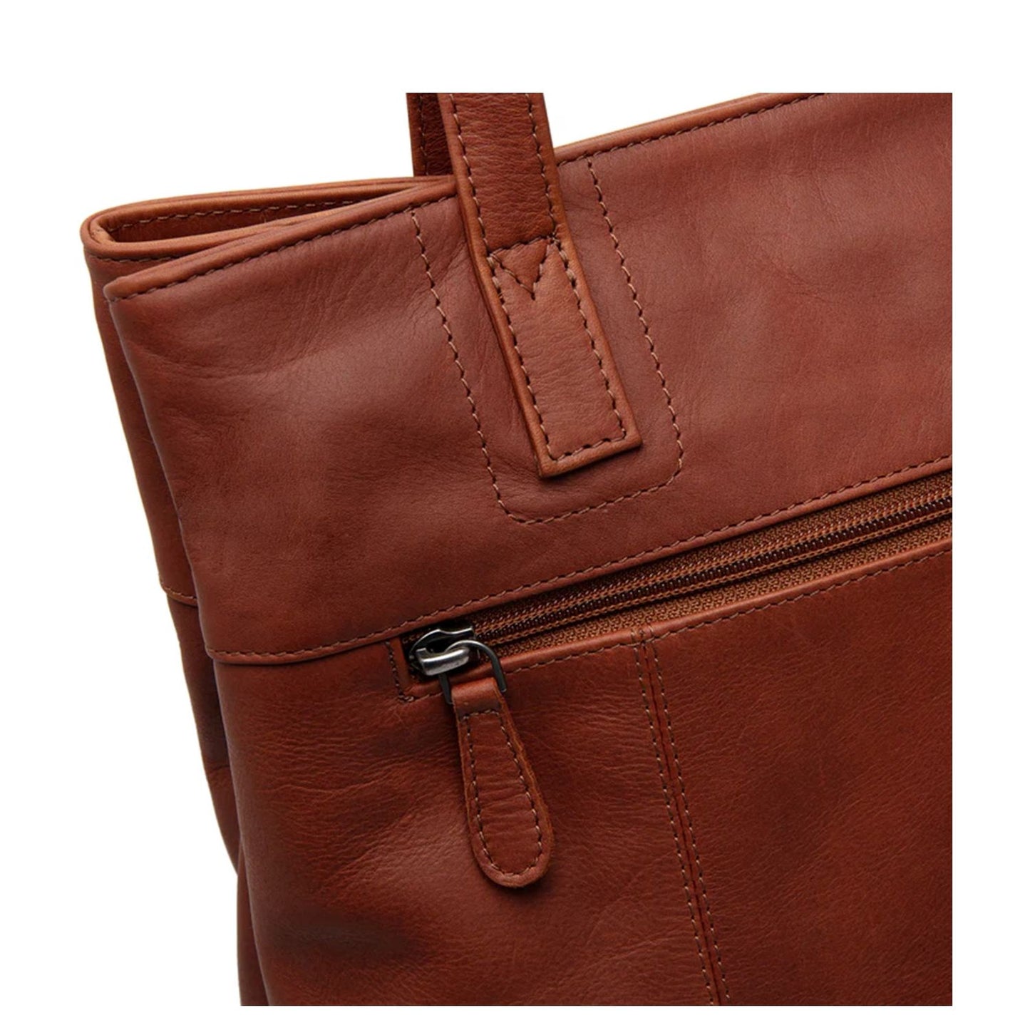 The Chesterfield Brand Solvia Shopper cognac