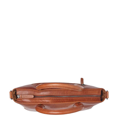 The Chesterfield Brand Pergamino Shopper cognac