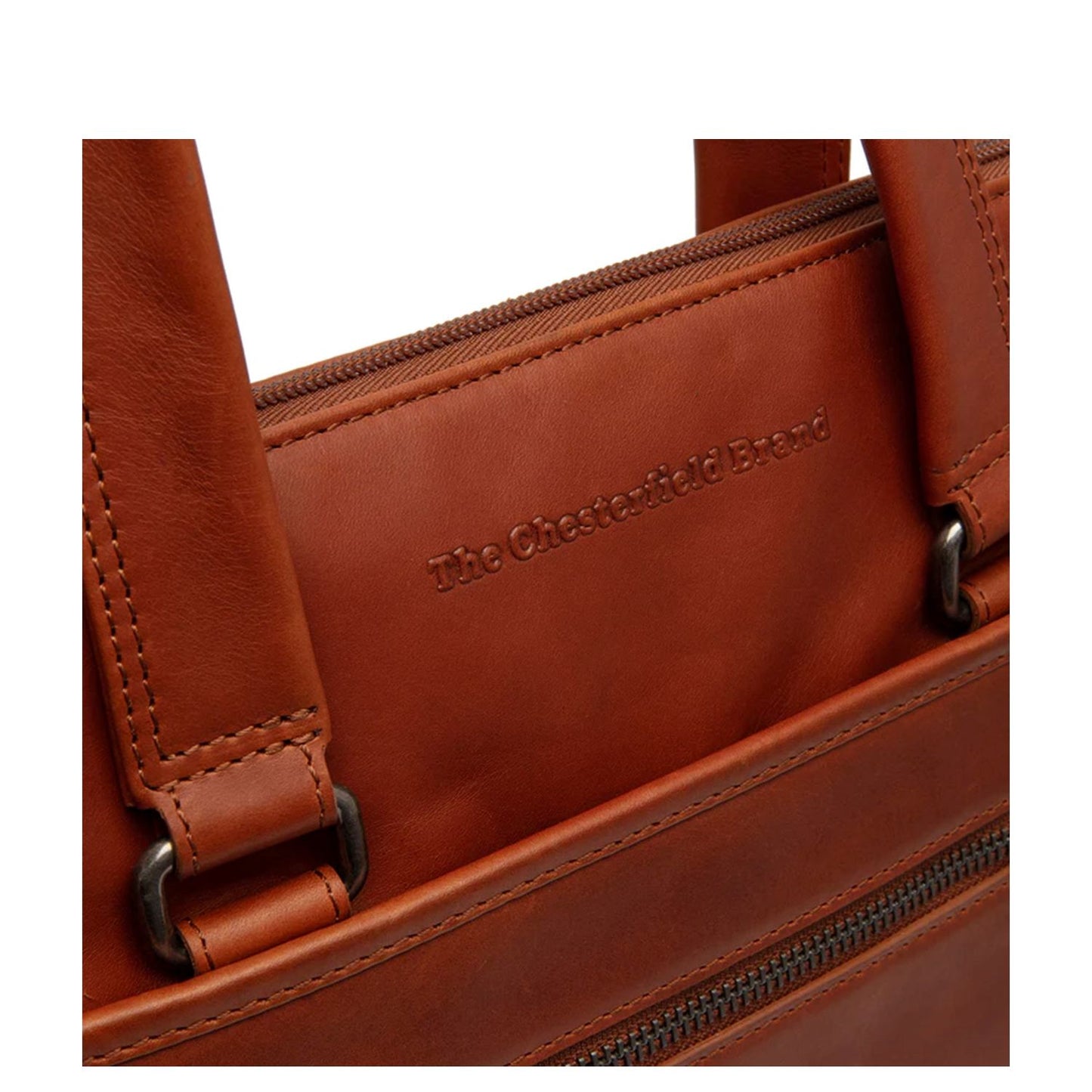 The Chesterfield Brand Elvas Laptopbag cognac